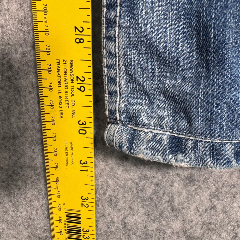 BKE Tyler Jeans Mens 32x31 Mens Blue Denim Has Some Heel Drag - Picture 3 of 9